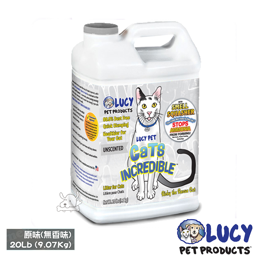 LUCY 美國原裝 魔力貓砂 系列 桶裝 20磅(9.1kg) X 1桶
