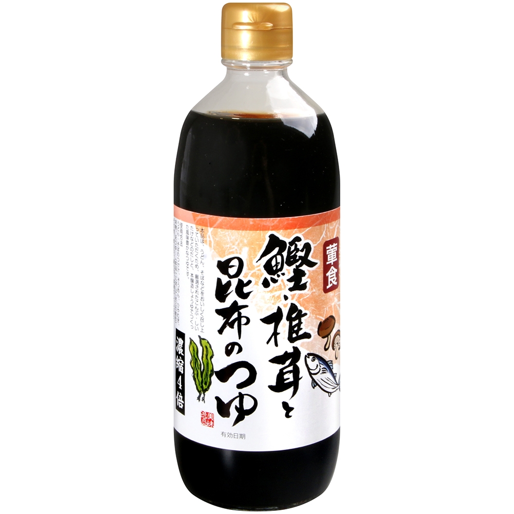 萬榮堂鰹魚香菇昆布麵味露(500ml)