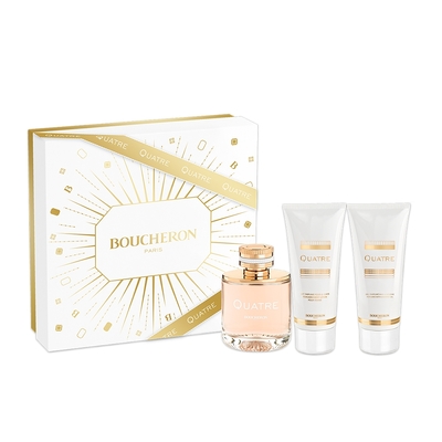 BOUCHERON經典環戒女性淡香精禮盒(淡香精100ml+身體乳100ml+沐浴乳100ml)