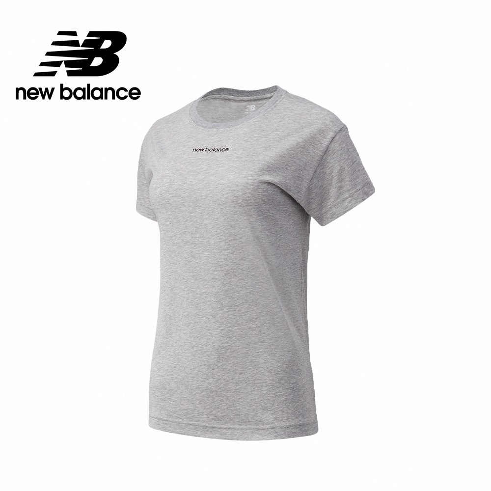 [New Balance]運動短袖上衣_女性_灰色_AWT11190AG