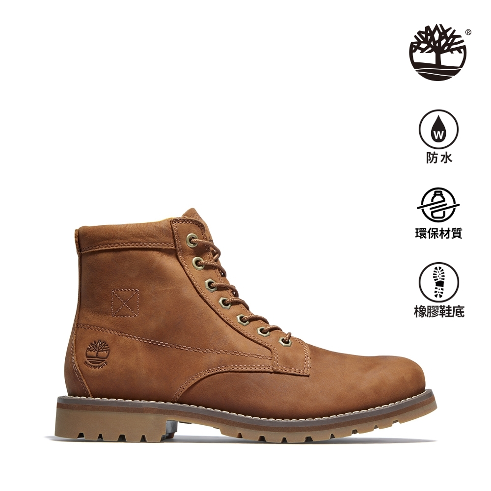 Timberland 男款鐵鏽色全粒面皮革防水靴|A44MYF13 | 靴子| Yahoo奇摩