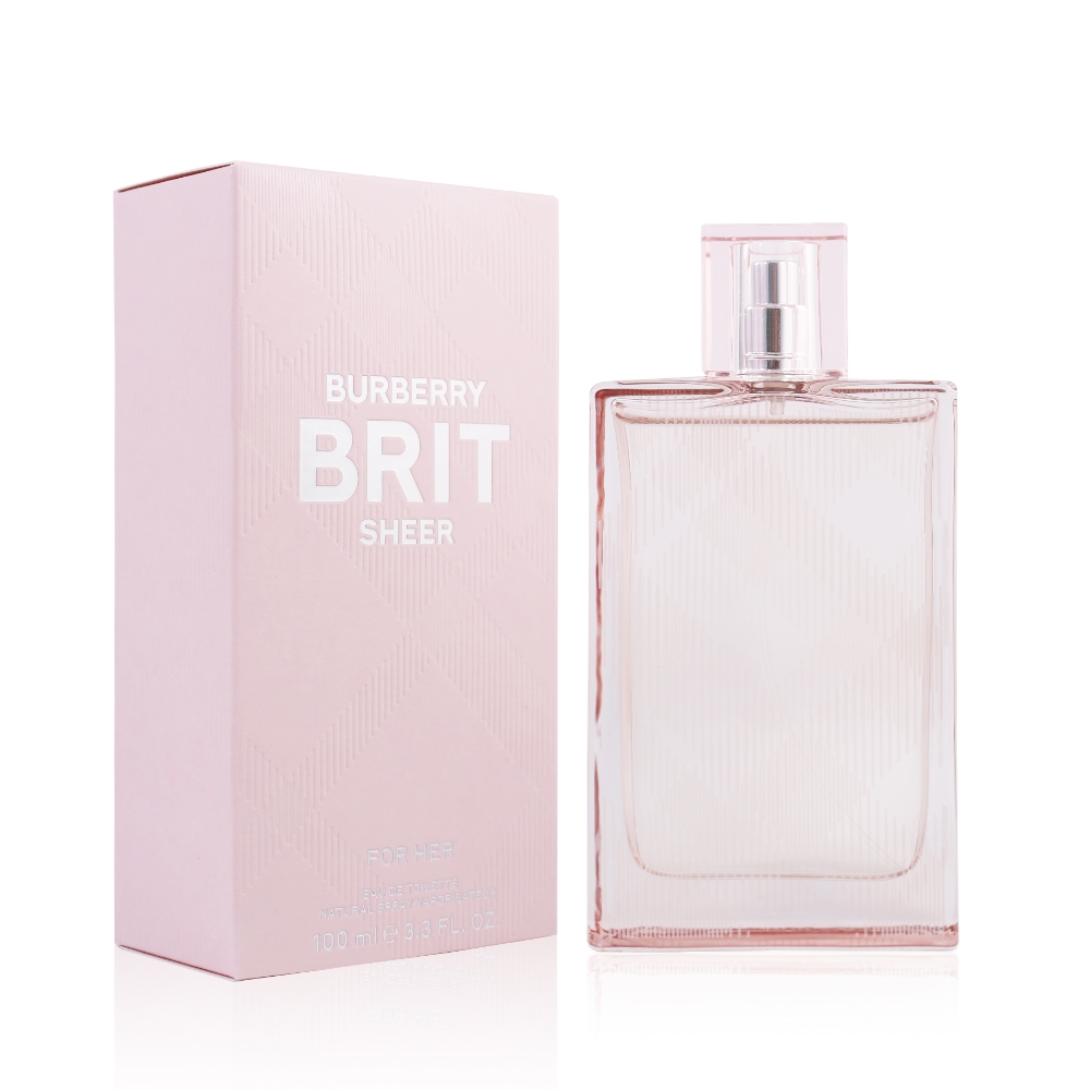 BURBERRY Brit Sheer粉紅風格女性淡香水100ml