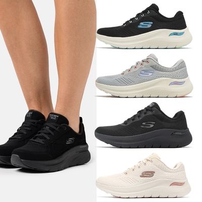 Skechers 休閒鞋 Arch Fit 2 Big League 女鞋 輕量 緩衝 厚底 足弓支撐 單一價 150051BKMT