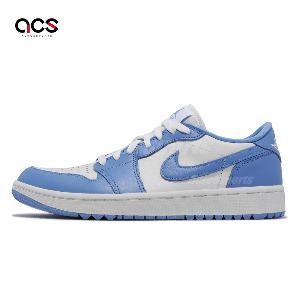 Nike Air Jordan 1 Low Golf 低筒男鞋AJ1 喬丹UNC 高爾夫球鞋北卡藍