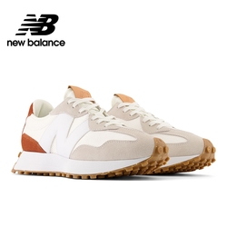 New Balance 女性復古鞋 白棕色