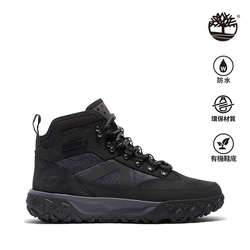 Timberland 男款黑色Greenstride™ Motion 6 防水中筒健行鞋|A5XRG015