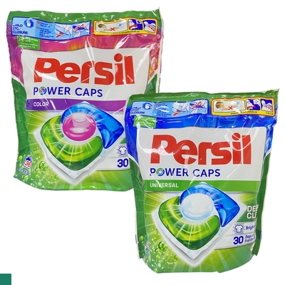 Persil 三合一洗衣膠球 袋裝 36入x2包/組(強效洗淨/增豔護色)