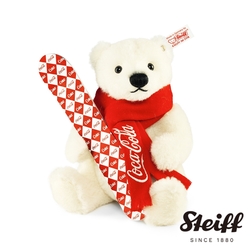 STEIFF德國金耳釦泰迪熊 Coca-Cola Polar Bear 可口可樂 北極熊 限量版