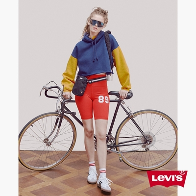 Levis Gold Tab金標系列 女款 彈力貼身單車褲 硃砂紅