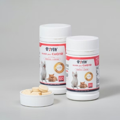 骨力勁®SILVER plus CoQ10(骨關節保健+心血管保健) 30錠 犬貓適用(購買第二件贈送寵物零食x1包)