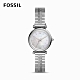 FOSSIL CARLIE MINI 小卡莉優美氣質石英女錶-亮銀不銹鋼鍊帶 28MM ES4695 product thumbnail 1