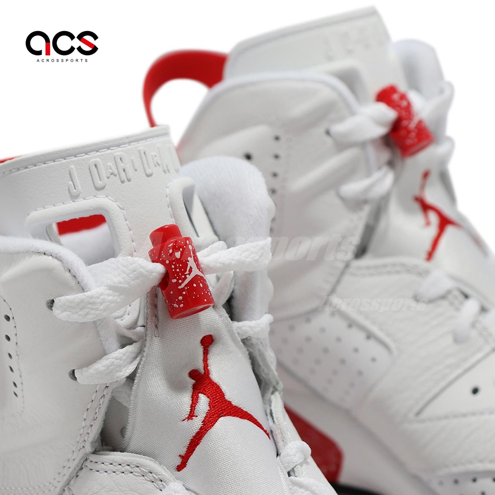 Nike 休閒鞋Air Jordan 6 Retro 男鞋喬丹AJ6 Red Oreo 灌籃高手白紅
