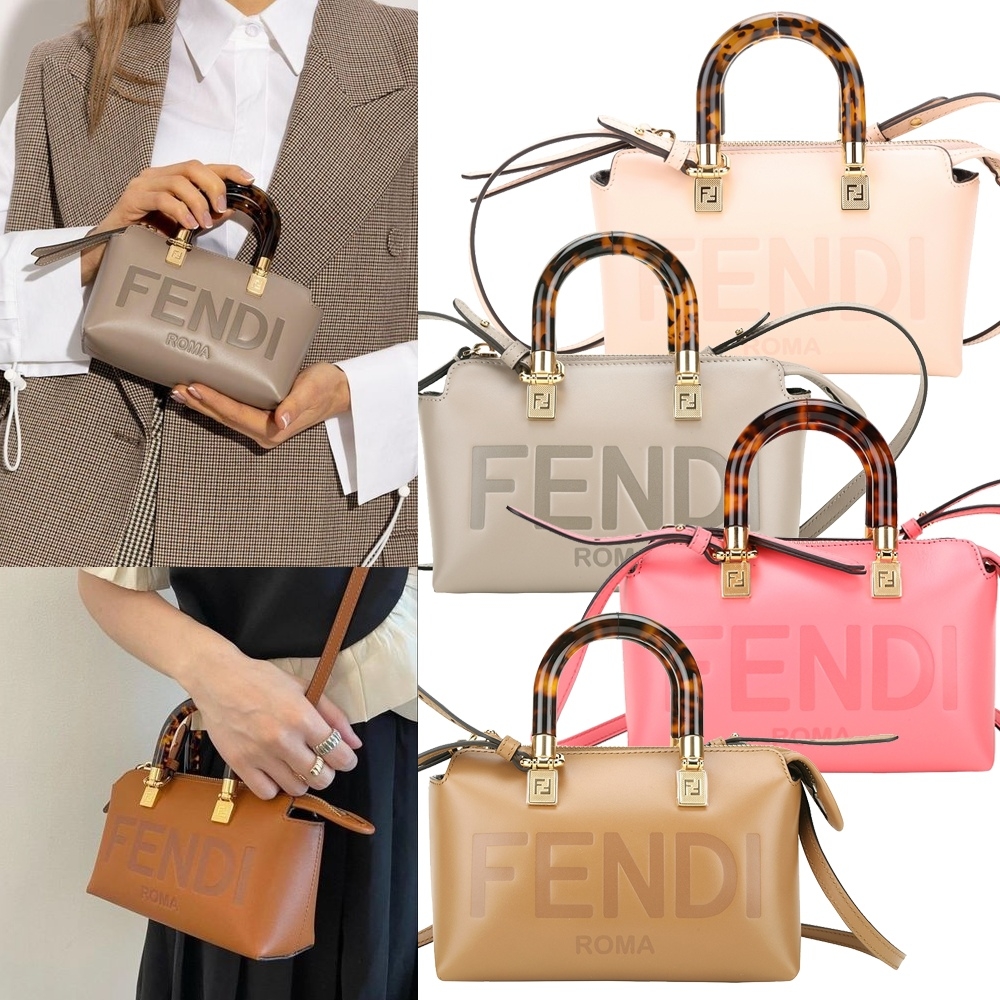 FENDI ByTheWay [專櫃$55200]玳瑁柄小牛皮兩用包-4色可選 product image 1