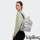 Kipling 知性光澤銀灰多袋小型後背包-MATTA UP product thumbnail 1