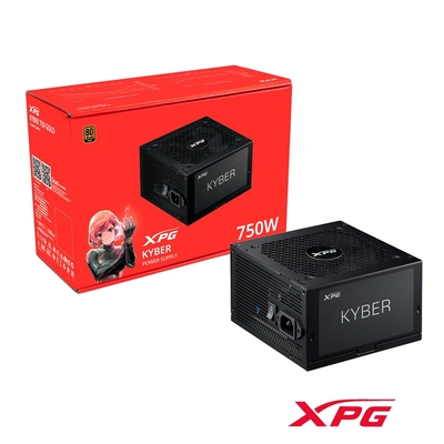 XPG 威剛 KYBER 750W 金牌 電源供應器(5年保固/GEN5)