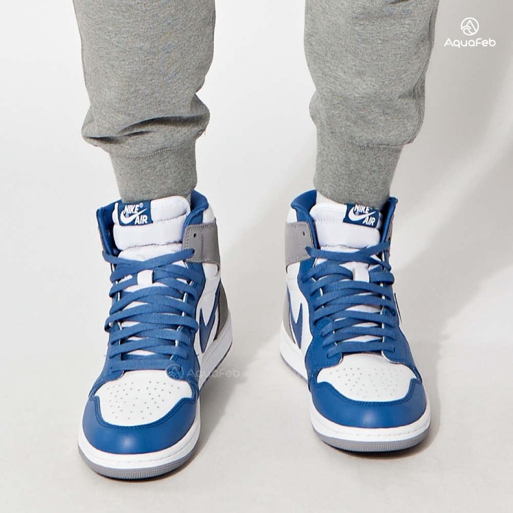 Nike Jordan 1 Retro High OG True Blue 男鞋藍白色喬丹休閒鞋DZ5485