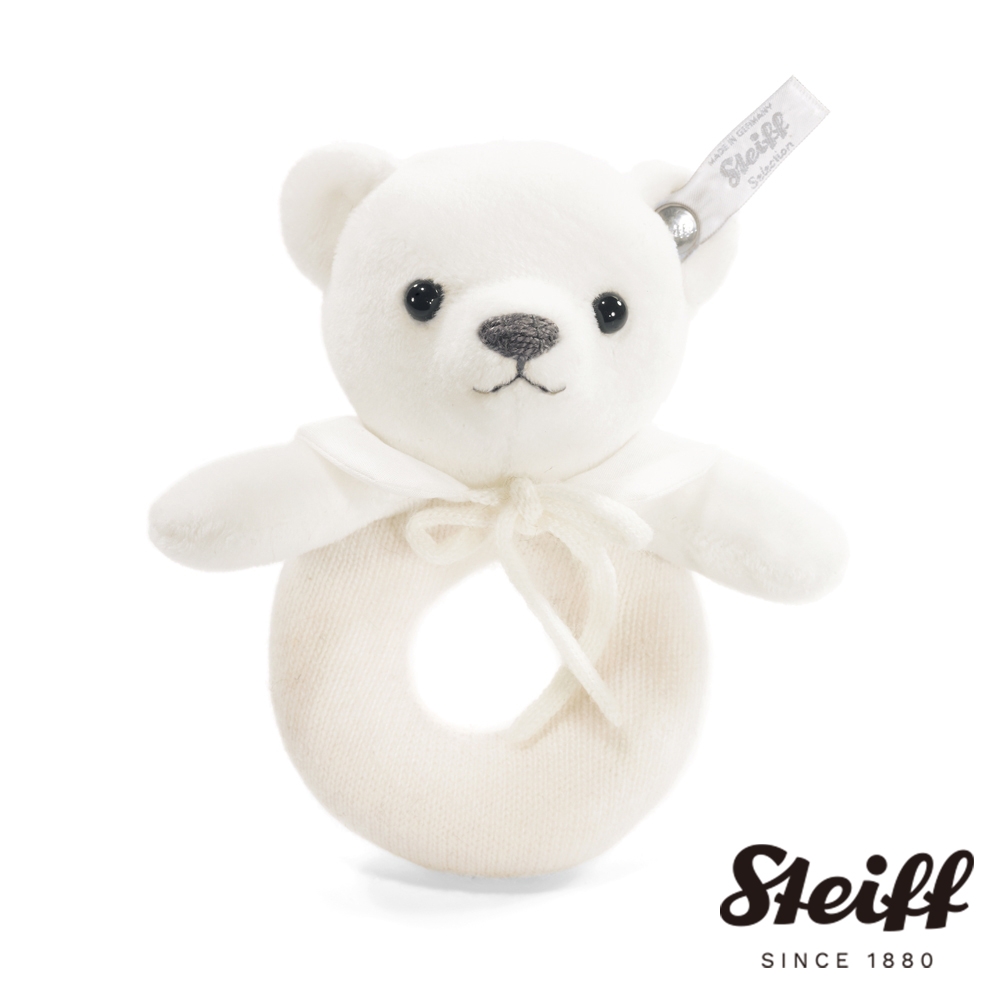 STEIFF德國金耳釦泰迪熊 Bear Grip Toy 北鼻頂級精品 手搖鈴