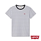 Levi's 女款 BatwingLOGO短袖條紋Tee恤 product thumbnail 1