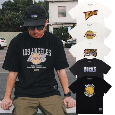 Mitchell & Ness 短袖 NBA Team Logo 男女款 M&N 純棉 隊徽 短T 棉T 單一價 MNTS001GSWW