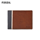 FOSSIL Elgin 真皮實用零錢袋男夾-咖啡色 ML330988200 product thumbnail 1