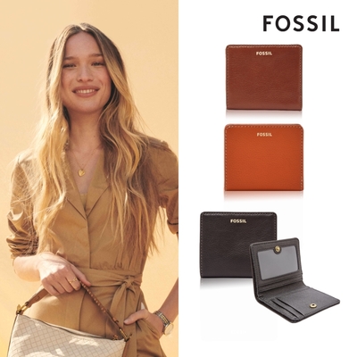 FOSSIL Madison 真皮經典短夾 (多色可選)