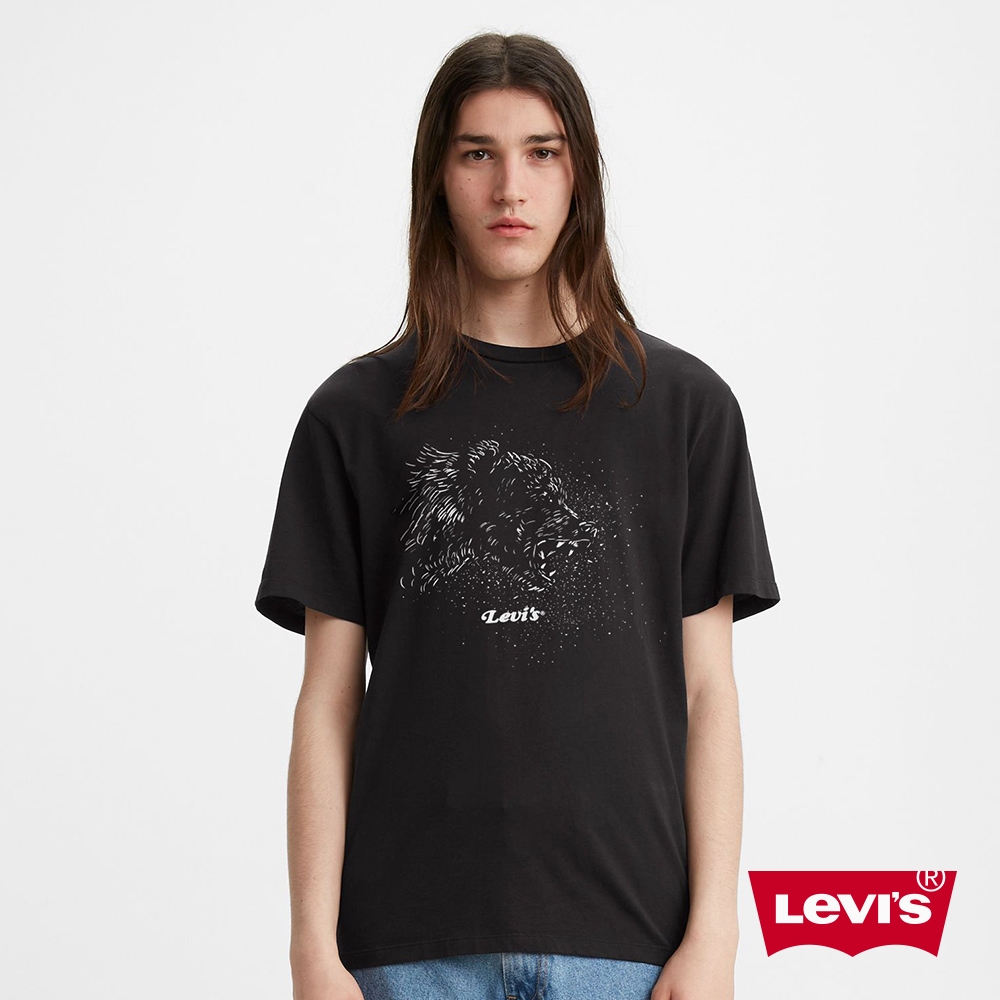 Levis 男款 短袖T恤 抽象Logo