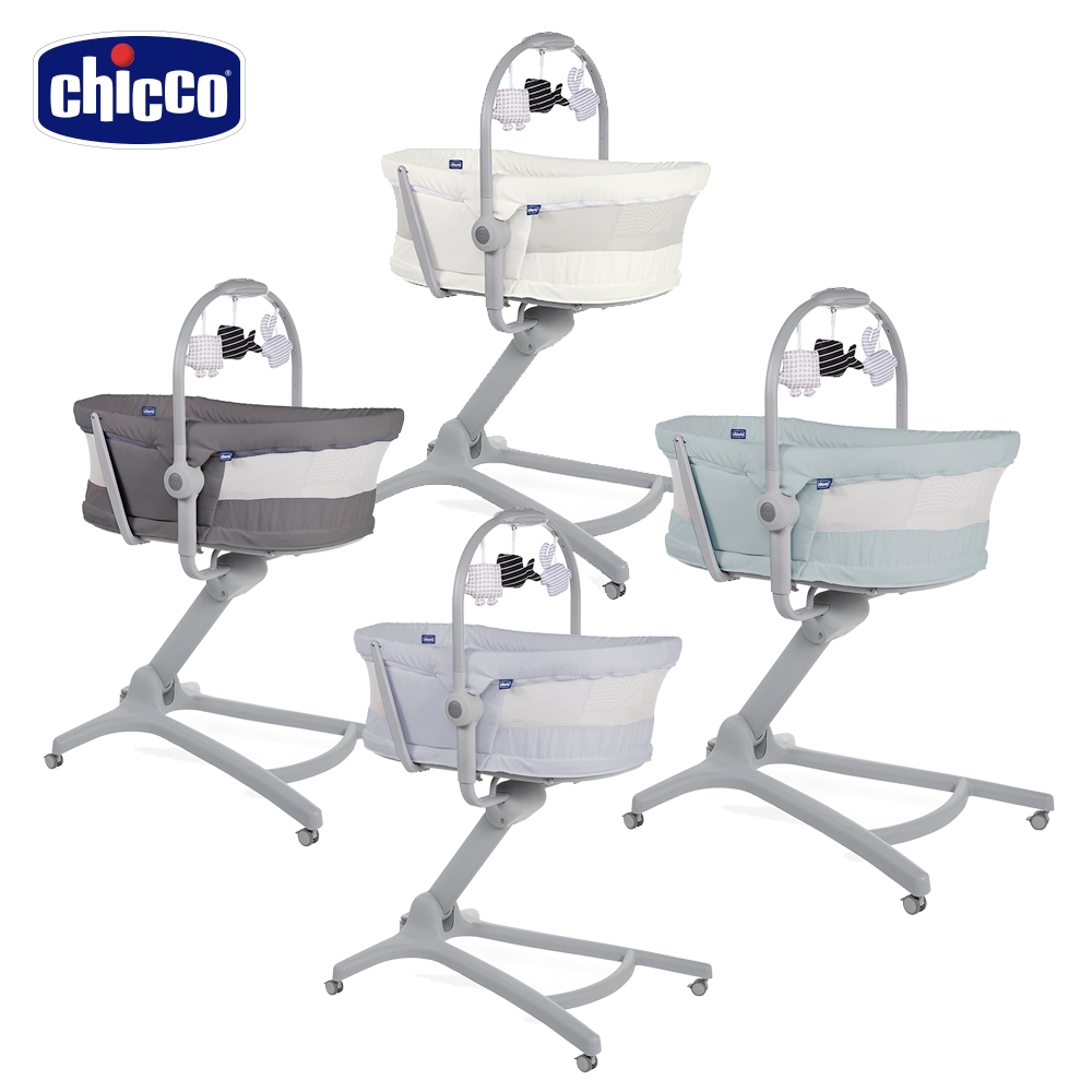 chicco-Baby Hug4合1餐椅嬰兒安撫床Air版(多色)