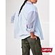 Levis 女款 Oversize寬鬆版條紋拼接襯衫外套 product thumbnail 1