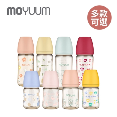 MOYUUM 韓國 PPSU 寬口奶瓶 設計款 170ml(多款可選)