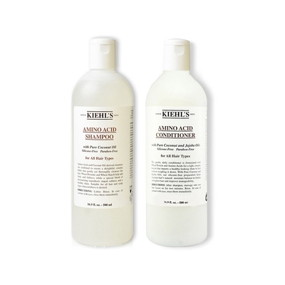 Kiehl s 契爾氏 氨基酸洗髮精 500ml + 氨基酸潤髮乳 500ml