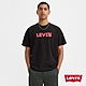 Levis 男款 寬鬆版短袖T恤 / 粉紅布章Logo / 寬鬆休閒版型 黑 product thumbnail 1