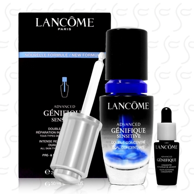 LANCOME蘭蔻 超未來肌因活性安瓶20ml(贈超未來肌因賦活露7ml)