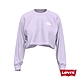 Levis Fresh果漾系列 女款 寬鬆短版長袖T恤 / 天然染色工藝 香芋紫 product thumbnail 1