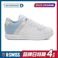 K-SWISS Lundahl WP防水系列 時尚運動鞋-女-白/天空藍