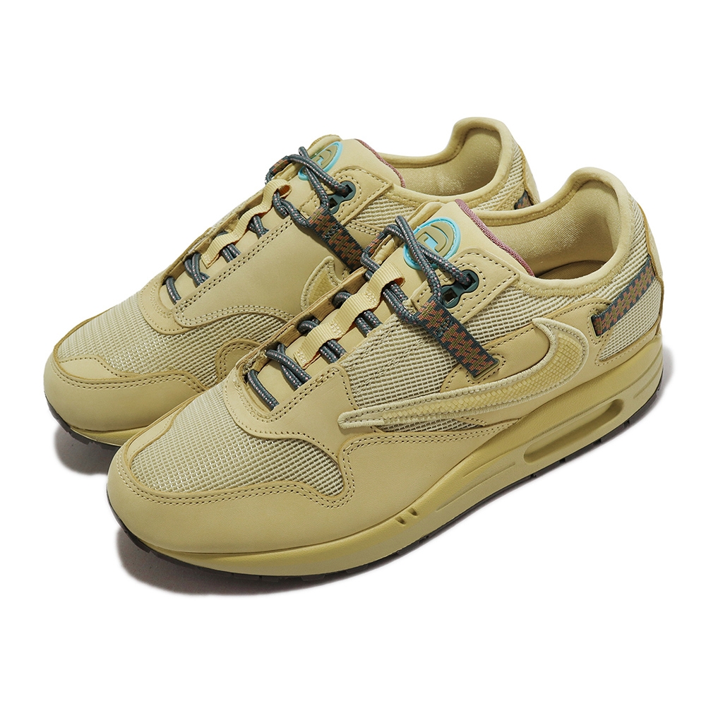 Nike 休閒鞋Air Max 1 CJ 男鞋女鞋Travis Scott 金黃倒勾限量DO9392