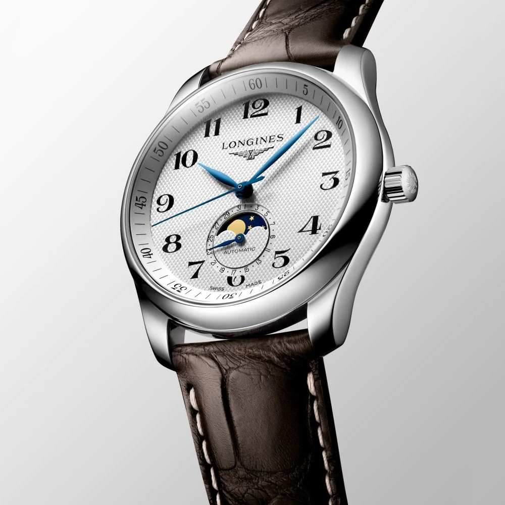 LONGINES 浪琴 官方授權 Master 巨擘系列月相機械錶-40mm L2.909.4.78.3