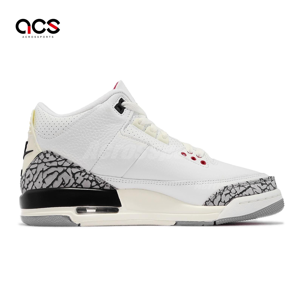 Nike Air Jordan 3 Retro White Cement OG 白水泥女鞋大童鞋AJ3 DM0967