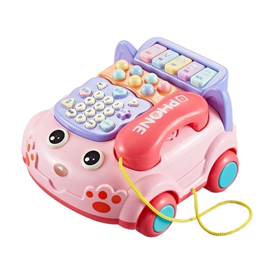 colorland 兒童玩具仿真電話機 嬰兒益智音樂電話車