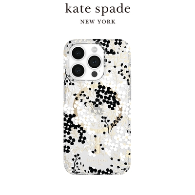 【kate spade】iPhone 15 Pro MagSafe 精品手機殼 神秘叢林