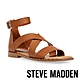 STEVE MADDEN-TABBIE 繞踝交叉帶羅馬平底涼鞋-咖啡色 product thumbnail 1