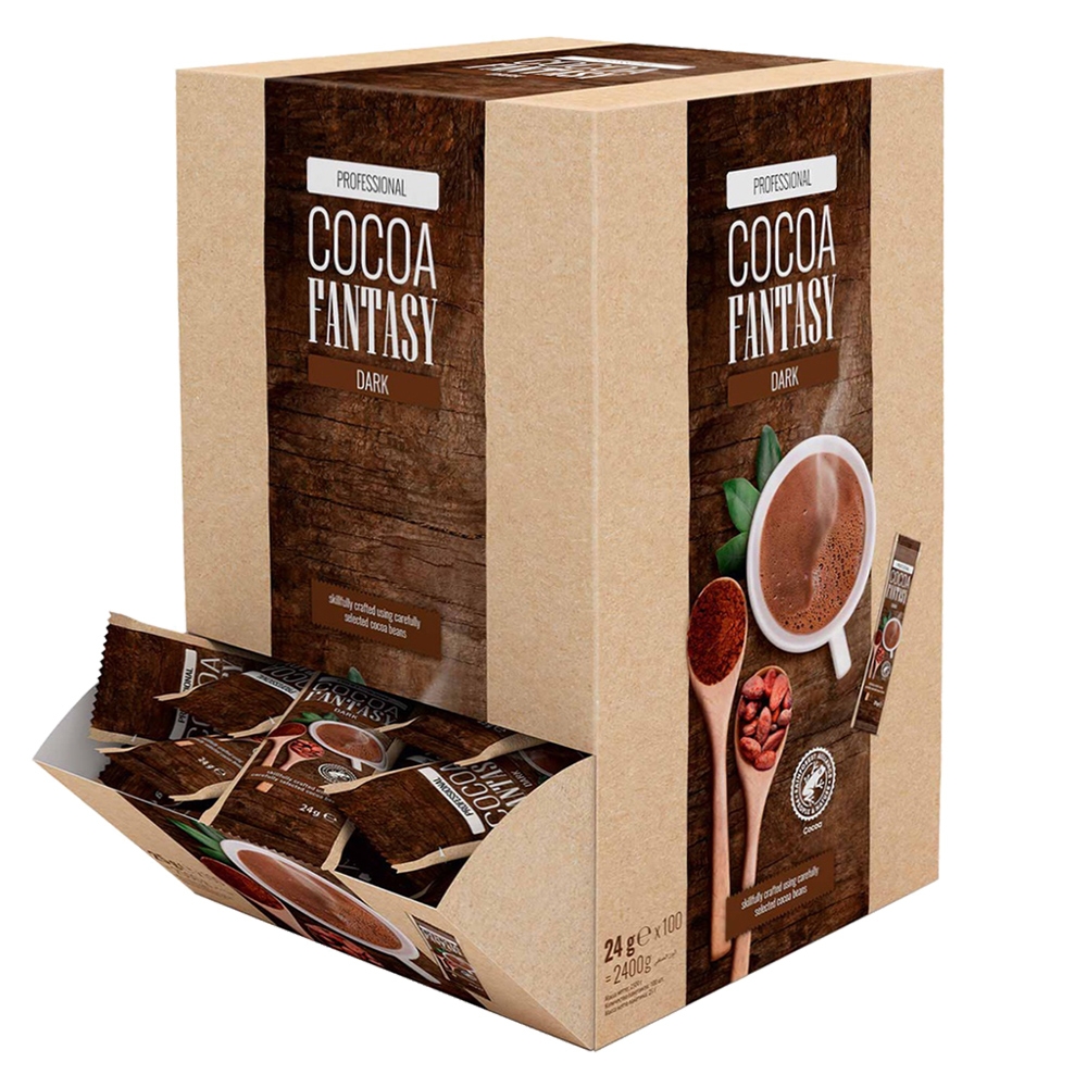 德國Cocoa Fantasy 濃醇30%調製可可粉(24gx100包/盒)