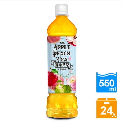 古道 雙味果茶-蘋果蜜桃茶(550mlx24瓶)