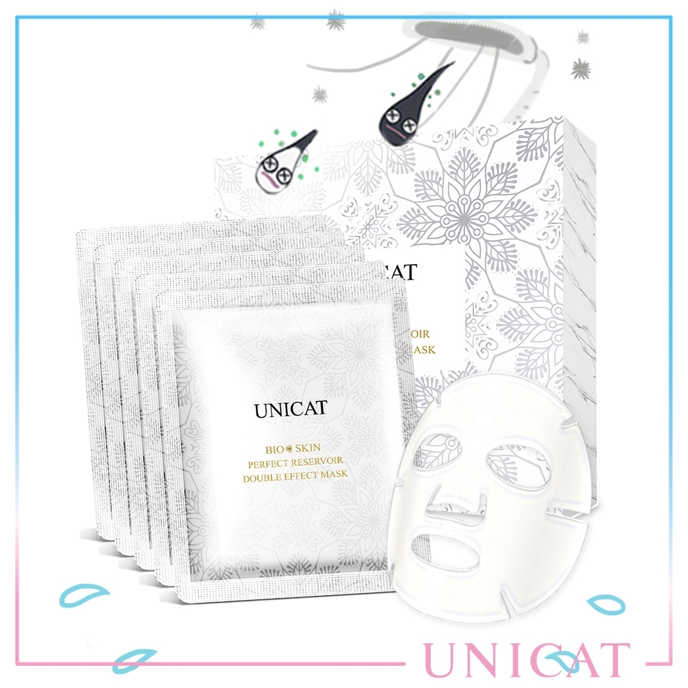 UNICAT 變臉貓 吸油清粉刺 完美極潤修護代謝面膜30G*5入/盒