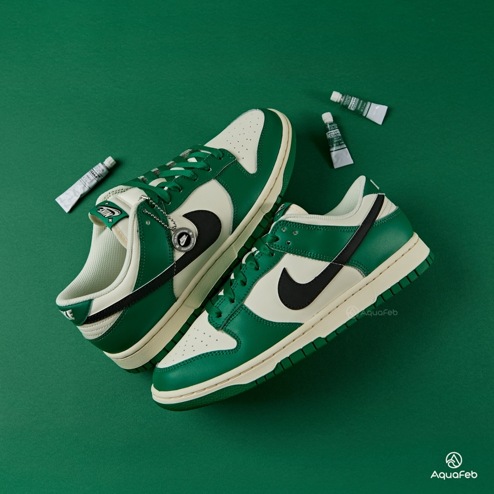 Nike Dunk Low Retro SE 男鞋 白綠色 刮刮樂 樂透 經典 運動鞋 休閒鞋 DR9654-100