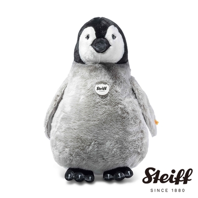 STEIFF德國金耳釦泰迪熊 Flaps penguin南極企鵝 動物王國_黃標