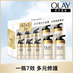 【OLAY 歐蕾】多元修護日晚霜優惠組禮盒