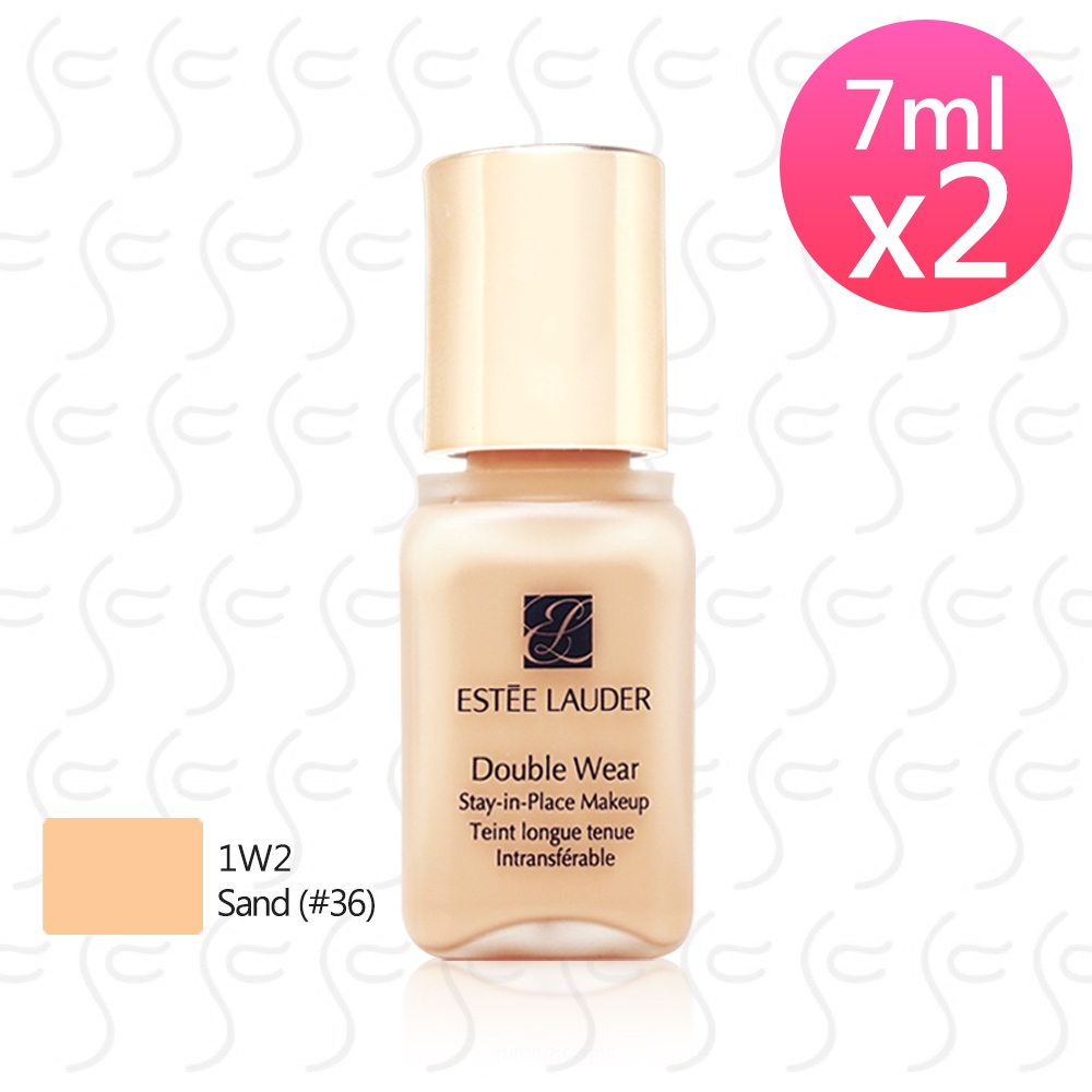 ESTEE LAUDER雅詩蘭黛 粉持久完美持妝粉底7ml*2-1W2-#36