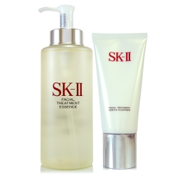 *SK-II 青春露330ml+全效活膚潔面乳120g(正統公司貨/神仙水)