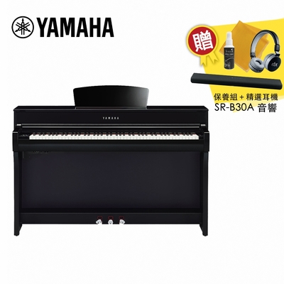[無卡分期-12期] YAMAHA CLP-735 PE 數位電鋼琴 88鍵 鋼琴烤漆曜岩黑色款