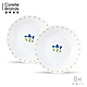 美國康寧 CORELLE 微笑三色堇8吋深盤-2入組 product thumbnail 1